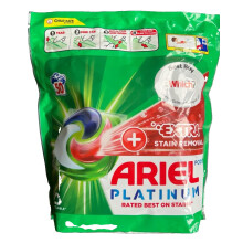 Ariel Platinum Plus Extra Stain Removal Pods, 50 Pods