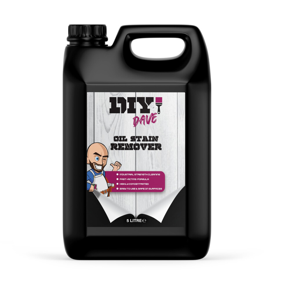 Diy Dave - Oil Stain Remover - Heavy-Duty Degreaser For Driveways, Concrete, Tarmac, And Garage Floors - Oil, Grease, And Petrol Stains - Extra 5051224658978