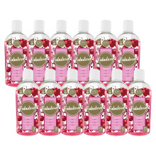 Fabulosa 4 in 1 Concentrated Antibacterial Disinfectant All Purpose Cleaner, 220ml, 12 Pack, Black Cherry Merlot