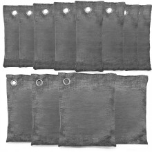 Charcoal Bags, Bamboo Bag 12 pack, 8x50+4x200g Air Purifier And deodorize, Charcoal Air Purifying Bags