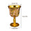2Pcs Handcrafted Metallics Goblets Perfect For-golden grape 4