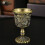 2Pcs Handcrafted Metallics Goblets Perfect For-golden grape 6