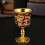 2Pcs Handcrafted Metallics Goblets Perfect For-golden grape 7