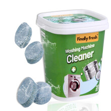 Finally Fresh Washing Machine Cleaner, Top Load Washer Machine Cleaner, Front Load Washer Cleaner Tablets, Washer Machine Cleaner for Sensitive Skin,