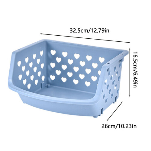 Boutique Clearance Kitchen Bathroom Storage Basket Multi Layer Stackable Fruit and Vegetable Basket toy Storage Rack 1