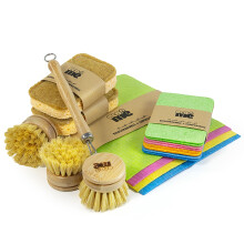 Dish Brushes For Washing Up Bundle | Swedish Dishcloth | Kitchen Washing Up Sponges | Washing Up Brushes For Kitchen | UK Brand