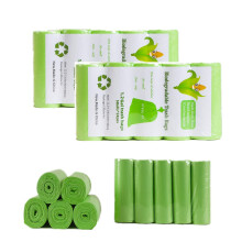 RTBQJ-AT 3-5L Bin Bags, 240 Counts Food Waste Bin Bags Small Biodegradable Bin Liners for Home Office, Lawn,Bathroom,Toilet Wastebasket (Green,35 CM X