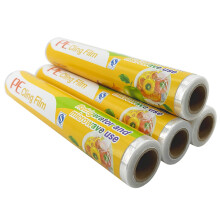 Douzi 4 Pack Cling Film for Food 100m x 30cm, Storing Food Cling Film Refill Rolls-Kitchen Preparation Reusable Cling Wrap(Suitable for Small Size