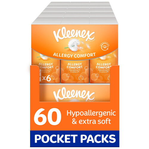 Kleenex Kleenex? Allergy Comfort Pocket Pack 9sc X 6 Packs