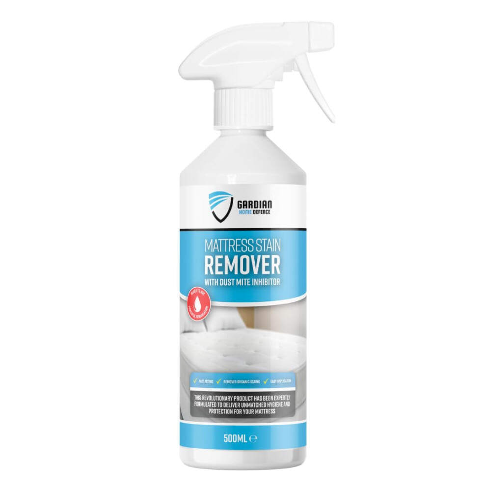 Gardian Mattress Stain Remover Spray Extra Strong 500Ml Removes Urine Sweat Blood Fast Acting Cleaner