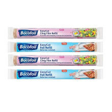 2 x EasyCut Cling Film Refill Rolls 35cm x 60m and 2 x EasyCut Aluminium Foil Refill Rolls 30cm x 15m