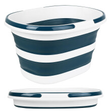 Collapsible Mop Bucket with Handles,16L/4.2 Gallon Collapsible Washing up Bowl,Space Saving Foldable Bucket,Portable Wash Basin Folding Washing up