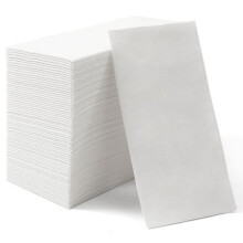 SUZZYVINE Quality Disposable Hand Towels,Linen Feel Luxury White Paper Hand Towels,Paper Napkins Perfect for Bathroom,Dinner and Wedding,Soft and