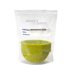 20 Lakeland Soup n Sauce Press Seal Freezer Bags 500ml ? Heavy Duty Gusseted With Write On Panels