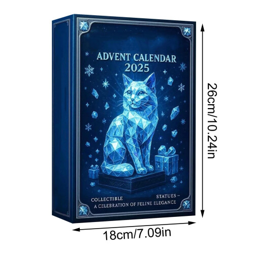 Ημερολόγιο Advent για τους Cat Lovers 2025 – Αντίστροφη μέτρηση 24 ημερών με ακρυλικά 1