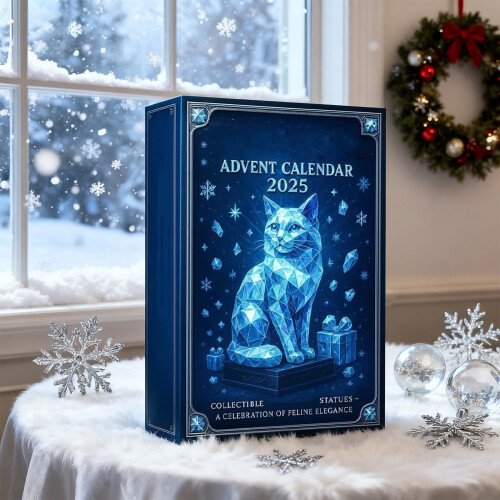 Ημερολόγιο Advent για τους Cat Lovers 2025 – Αντίστροφη μέτρηση 24 ημερών με ακρυλικά 2