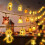 Halloween-kurpitsan valosarja noidanhatulla3D-koristelu 2
