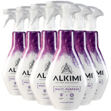 ALKIMI Multi-Surface Cleaning Spray, Pack of 6 ? Powerful Cleaning, No Harsh Chemicals, with Natural Orange Oil and Ginger Root