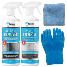 Gardian Mould Remover and Preventer Kit - Professional Anti Mould Spray Kit Includes: 1L Moulds and Mildew Remover Spray, 1L Moulds Preventer Sprays,