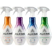 ALKIMI Cleaning Sprays, Variety Pack of 4 ? Powerful Cleaning, No Harsh Chemicals, with Natural Essential Oils & Extracts, Multipurpose, Kitchen,