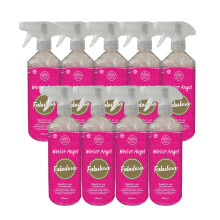 Fabulosa Multi Purpose Antibacterial Spotless Kitchen Cleaner Disinfectant Trigger Spray with Lasting Fragrance, 9 Pack, 500ml, Winter Angel