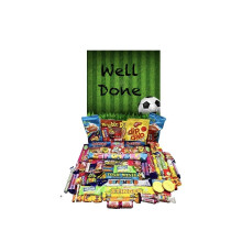 Well Done Football Pick N Mix Ultimate Retro Sweet Box Candy Hamper