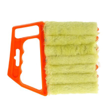 Blind Cleaner Window Air Conditioner Duster Brush – Orange, 16x13.5cm