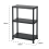 KCT KCT 3 Tier Plastic Shelving Garage Shelves Home Storage Unit 3