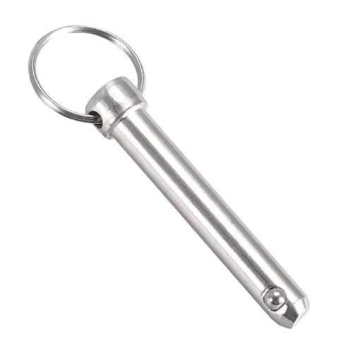 Carbon Steel Rings Pull Quick Release Locking Pins Button Head Multiple Size 2