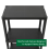 KCT KCT 3 Tier Plastic Shelving Garage Shelves Home Storage Unit 5