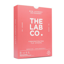 The Lab Co. Laundry Detergent Strips Sheets 64 Loads Eco Ultra-Concentrated Non-Bio for Sensitive Skin. Energising Fragrance Grapefruit Amber