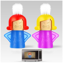 Spardar Angry Mama Microwave Oven Steam Cleaner, Microwave Cleaner Disinfects With Vinegar and Water for Kitchens, The Fun and Easy Way to Steam Clean