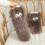 Cozy Socks, γυναικείες ζεστές χειμωνιάτικες κάλτσες με αντιολισθητικές κάλτσες, με 7