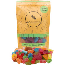 SoSweetie VEGAN Sweets Premium Pick and Mix Sweets in a resealable pouch
