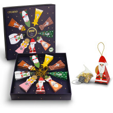 Creano Organic Winter Tea Gift Set "Cute Christmas Figures" - 9 Pyramid Tea Bags in 9 Different Varieties - 22.5 g - Novelty 2024*