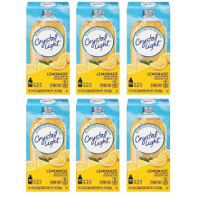 Crystal Light On The Go Natural Lemonade, 10 Count Packets (Pack of 6)
