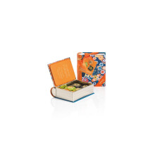 Venchi ? Mini Murrine Book, with Assorted Chocoviar Chocolates, featuring Pistachio and "Blood orange of Sicily", 115 g, Gluten-free, No Colourings,