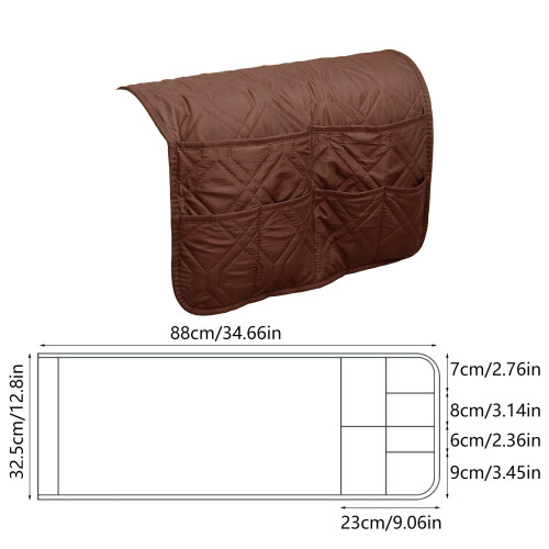 Organizer antiscivolo per bracciolo del divano con 6 tasche 2