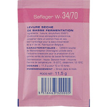 Fermentis Dry Yeast - Saflager W-34/70 (11.5 g)