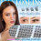 Κιτ Wispy Lash Clusters, Φυσικές Extensions Βλεφαρίδων σε Σγουρό Σκούρο Σκούρο, 180 Τεμάχια, 10-16 4