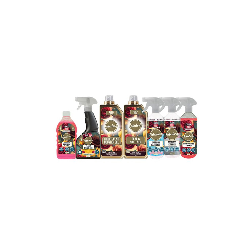 Fabulosa All-In-One General Household Cleaning Bundle, Oud Cleaners And Fresheners, Antibacterial Sprays And Disinfectants Long Lasting Fabric