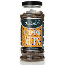 Original Chewing Nuts Retro Sweets Gift Jar By Berrymans Sweet Shop - Classic Sweets, Traditional Taste.