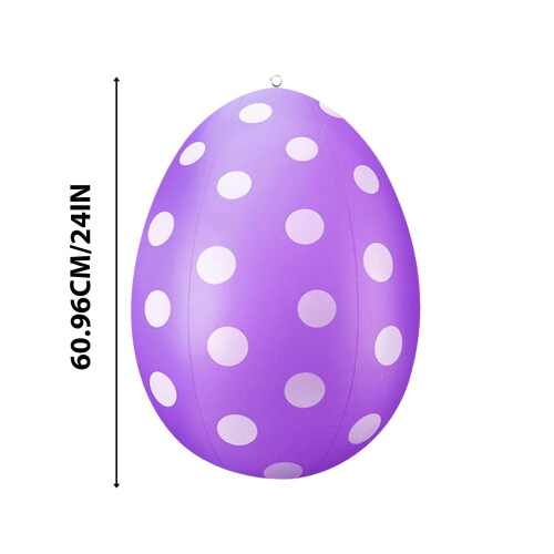 Inflatable Easter Eggs Purple 24 inch PVC Outdoor Decor 2