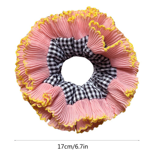 Spitzenhaargummis, Scrunchies, groß, 3er-Pack 1