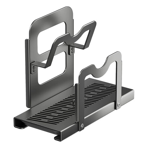 Multi-Functional Kitchen Pot Lid Storage Rack & Spoon Rest, Stovetop Organizer for Countertop Use While Cooking 1