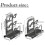 Kitchen Pot Lid Storage Rack with Tray 12.2" x 5.91" x 9.25" 2