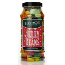 Original Jelly Beans Retro Sweets Gift Jar By Berrymans Sweet Shop - Classic Sweets, Traditional Taste.