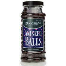 Original Aniseed balls Retro Sweets Gift Jar By Berrymans Sweet Shop - Classic Sweets, Traditional Taste.