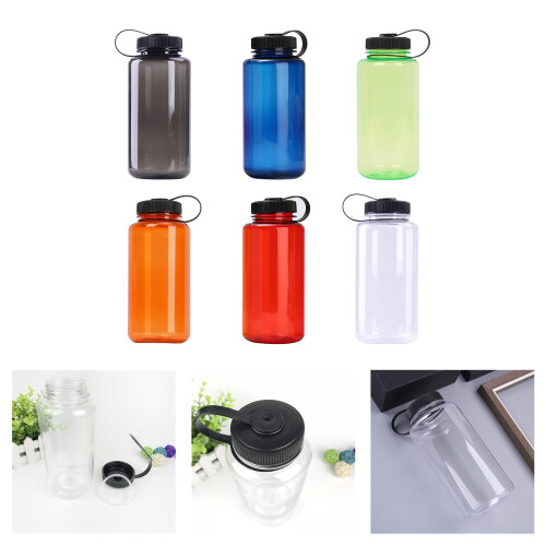 Tragbare Weithals-Wasserflasche, 1000 ml, auslaufsicher 1