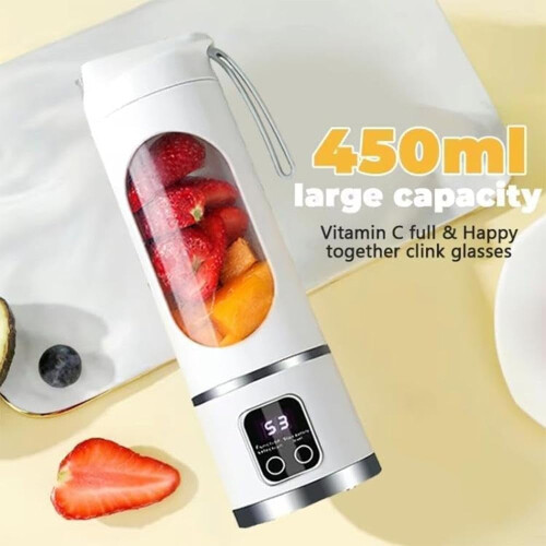 Φορητό μπλέντερ 12 λεπίδων, 450 ml, 3 ταχυτήτων, ασύρματο 2